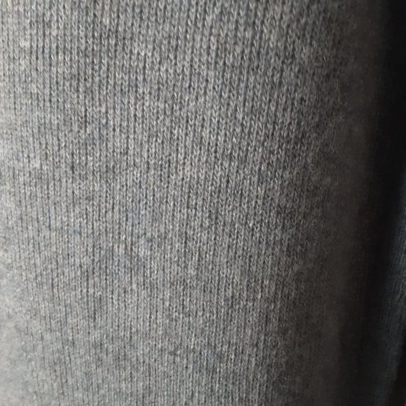 Hekla and Co. Italy Wool Cashmere Long Open Cardigan Blue Grey Size Med. - Picture 9 of 14